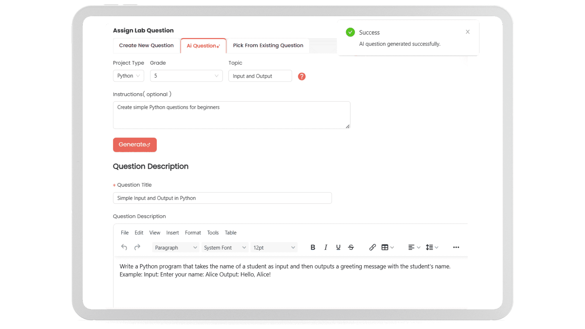 iphone app preferences selections screen