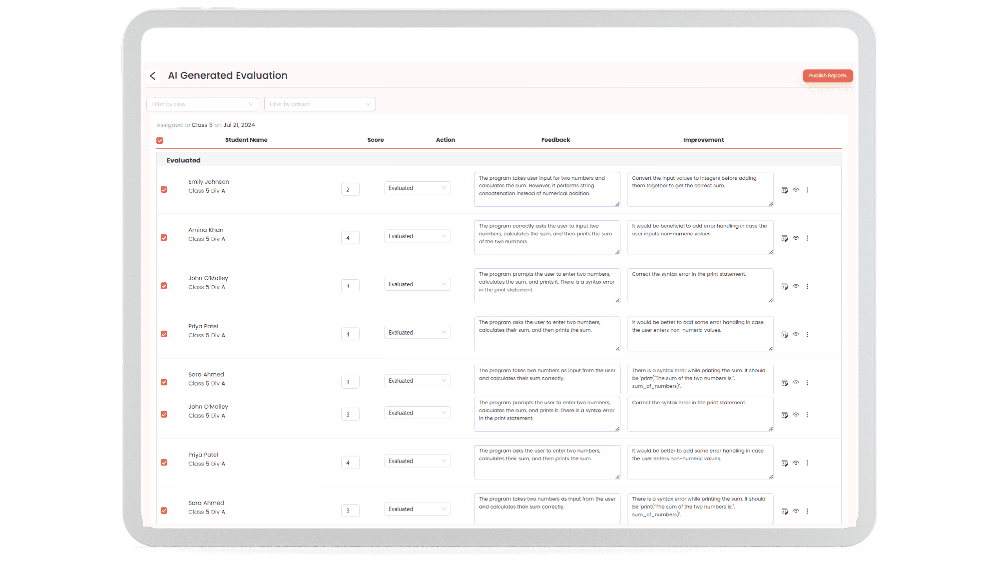 iphone app delivery screen